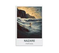 Puzzle de 1000 pièces Nazaré Portugal. Puzzle en Papier de 1000 pièces, Jouet éducatif pour Adultes et Enfants, Jeu de détente Familial. 38 x 52 cm.