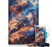 Puzzle de 1000 pièces Nebula Space Travellers pour Adultes et Adolescents Jeu de logique Clair et Relaxant Découpe Parfaite pour Les vœux du Père Noël (38x26cm)