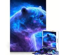Puzzle de 1000 pièces Nébuleuse de l'ours Polaire pour Adultes Puzzle Relaxant Cadeau Unique (50x75cm)