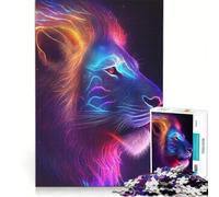 Puzzle de 1000 pièces Nébuleuse du Lion Jeu Impossible Découpe de Précision avec Pièces de Formes Aléatoires S'emboîtant Parfaitement 38x26cm