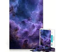 Puzzle de 1000 pièces Nébuleuse Spatiale avec étoiles pour Adultes, Jeu Intelligent et Amusant Assembler, Cadeau précieux (38x52cm)