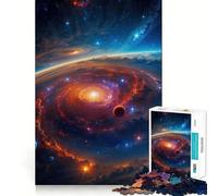 Puzzle de 1000 pièces Nébuleuse Spatiale et Galaxie pour Adultes, Jeu de logique mentale apaisant et Amusant, découpe Ferme, Surprise chaleureuse (50x75cm)