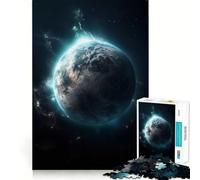 Puzzle de 1000 pièces Nébuleuse sur la planète Terre pour Adultes Jeu cérébral Relaxant Bordure Nette Cadeau de qualité supérieure (50x75cm)