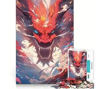 Puzzle de 1000 pièces Neon Dragon, thème Anime coloré, pour Adolescents, 1000 pièces, Jeu de logique mentale, Anti-anxiété, découpe Ferme, Cadeau d'anniversaire (50x75cm)
