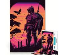 Puzzle de 1000 pièces Neon Knight pour Adolescents, améliore la mémoire, Passe-Temps Silencieux, Bords précis, Cadeau d'anniversaire (38x26cm)