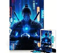 Puzzle de 1000 pièces Neon Shinobi pour Adultes, Jeu de réflexion Amusant à Partager, découpe Parfaite, pour Les fêtes (50x75cm)