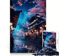 Puzzle de 1000 pièces Neon Tokyo Sakura Nights pour Adolescents, Jouet d'entraînement cérébral, Loisir Facile, Assemblage d'image, Cadeau élégant (38x52cm)
