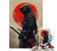 Puzzle de 1000 pièces Ninja Shinobi Japonais Jeu Impossible Difficile et Stimulant mais Amusant et Humoristique à partir de 14 Ans (50x75cm)