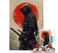 Puzzle de 1000 pièces Ninja Shinobi Japonais Jeu Impossible Difficile et Stimulant mais Amusant et Humoristique pour Les 14 Ans et Plus (38x52cm)