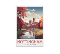 Puzzle de 1000 pièces, Nottingham, Royaume-Uni, décoration intérieure, Cadeau d'anniversaire, Jouet pour Hommes, Femmes, Seniors, 38 x 52 cm