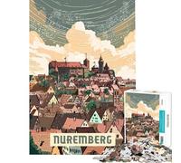 Puzzle de 1000 pièces Nuremberg Jeu Familial Stimulant l'intelligence et la mémoire (Taille 50x75cm)