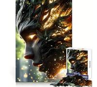 Puzzle de 1000 pièces Nymphe Antique d'un Arbre pour Adolescents activité cérébrale apaisante, Moments de détente, découpe précise, Joli Cadeau (38x26cm)