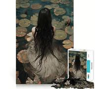 Puzzle de 1000 pièces Nymphes d'eau Adultes »,Jeu de mémoire Amusant,découpe Nette,Composants Robustes,Cadeau Unique pour soulager Le Stress (38x52cm)