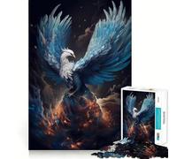 Puzzle de 1000 pièces Oiseau Phénix Mystique pour Adolescents Puzzle Détente et Art à Assembler Cadeau Premium (38x52cm)