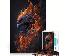 Puzzle de 1000 pièces Oiseau Phénix Mystique pour Adultes et Adolescents Un Casse-tête Relaxant et Artistique, Un Cadeau Original (50x75cm)