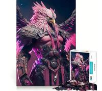 Puzzle de 1000 pièces Oiseau Rose du Ciel pour Adolescents, Jeu de logique, Jeu de Groupe, découpe de précision, Cadeau attentionné (38x26cm)
