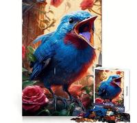 Puzzle de 1000 pièces Oiseaux chanteurs pour Adultes développe la Concentration, Passe Un agréable Moment et Offre Une Belle Surprise de Noël (38x52cm)