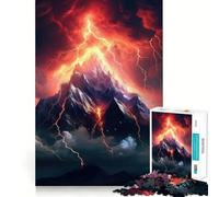 Puzzle de 1000 pièces Orage de Montagne pour Adultes, idéal pour se détendre et se divertir, Bords précis, Cadeau raffiné (38x26cm)