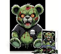 Puzzle de 1000 pièces Ours Zombies Adolescents » Un Moment de détente et de Plaisir, avec des Bords précis, idéal pour Une Surprise d'anniversaire (38x52cm)