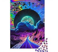 Puzzle de 1000 pièces Over The Horizon3 pour adultes, cadeau d'Halloween, puzzle pour adultes, décoration et cadeaux uniques pour la maison, 1000 pièces (38 x 26 cm)