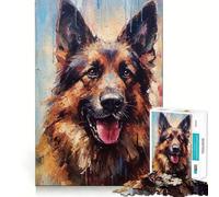 Puzzle de 1000 pièces Palette Shepherd Painting pour Adultes, Un Jeu de logique Solide, Simple et Amusant, avec découpe de précision, idéal comme Cadeau de Noël (38x26cm)