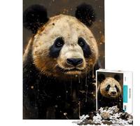 Puzzle de 1000 pièces Panda ami Imaginaire Difficile et Stimulant pour Toute la Famille Jouet Amusant décoration Murale à partir de 14 Ans 38x26cm