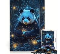 Puzzle de 1000 pièces Panda dans Une forêt de bambous Magique pour Adultes Développe la mémoire Moment de détente Design et Assemblage Cadeau de qualité supérieure (38x26cm)
