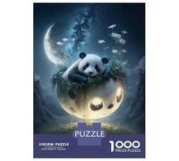 Puzzle De 1000 Pièces Panda Dreams Puzzle Adulte Jeu Familial Décoration Parfaite Cadeaux Uniques d'anniversaire Et De Noël 52x38cm/1000pcs