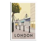 Puzzle de 1000 pièces, Panorama des quais de Londres, pour Adultes, Enfants et Adolescents, idéal pour Les Grandes familles (38 x 26 cm).