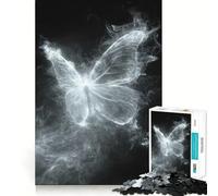 Puzzle de 1000 pièces Papillon Fantôme Blanc Activité ludique et stimulante pour renforcer Les Liens familiaux (38x52cm) Emboîtement Parfait sans espaces