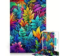 Puzzle de 1000 pièces Paradis Tropical, Bords Fins, Travail cérébral, Jeu Relaxant, Cadeau Artistique de Noël (38x26cm)