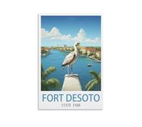 Puzzle de 1000 pièces, Parc d'État de Fort DeSoto, Puzzle de 1000 pièces pour Adolescents et Enfants, Jeu de réflexion, 50 x 70 cm