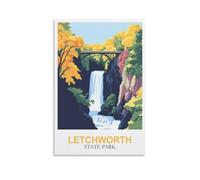 Puzzle de 1000 pièces, Parc d'État de Letchworth, Puzzle en Papier de 1000 pièces, Jeu de détente pour Adultes, 38 x 26 cm
