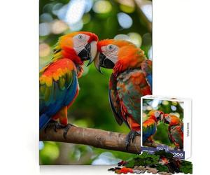 Puzzle de 1000 pièces Paroles de perroquets pour Adultes, idéal pour se concentrer et se détendre (50x75cm)