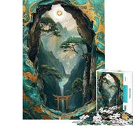 Puzzle de 1000 pièces Passage Mystique Kintsugi Jeu de détente Assemblage de Motifs Cadeau Unique pour Un Anniversaire ou Noël (Dimensions 38x26cm)