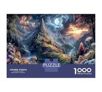 Puzzle de 1000 pièces Paysage Autrement Monde Onirique, Aurora tourbillonnante Difficile et décorative, Jeu pour Adultes et Enfants à partir de 12 Ans, 38x26cm