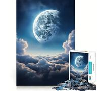 Puzzle de 1000 pièces Paysage céleste Mystique au Clair de Lune pour Adultes, idéal pour se concentrer et se détendre (50x75cm)