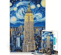Puzzle de 1000 pièces Paysage de Ciel étoilé pour Adolescents, idéal pour développer la mémoire, Jouer à l'intérieur, découpe Fine, Cadeau du Père Noël 50x75cm