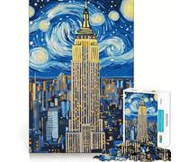 Puzzle de 1000 pièces Paysage de Ciel étoilé pour Adolescents Un défi cérébral Amusant à Partager, aux découpes nettes et Chaleureuses 38x26cm