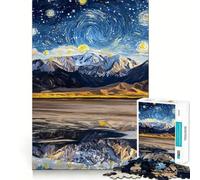 Puzzle de 1000 pièces Paysage de Ciel étoilé pour Adultes, Jeu de réflexion Stimulant, Jeu de Groupe, découpe Nette, Joli Cadeau 50x75cm