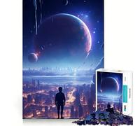 Puzzle de 1000 pièces Paysage de la Vallée des Galaxies pour Adolescents Un Jeu Amusant et ressourçant,des pièces Parfaitement emboîtables sans espaces,Une activité ludique en Famille (38x26cm)