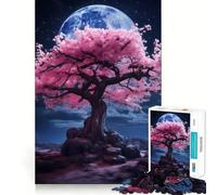 Puzzle de 1000 pièces Paysage de Sakura pour Adolescents Stimule la mémoire Calme et sérénité Qualité supérieure (50x75cm)