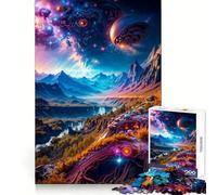 Puzzle de 1000 pièces Paysage étrange pour Adultes Jeu de réflexion Intelligent et Silencieux Découpe précise Cadeau Original 38x52cm