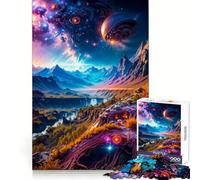 Puzzle de 1000 pièces Paysage étrange pour Adultes, Jouet de logique Pointue, Loisirs à Domicile, découpe précise, 38x26cm