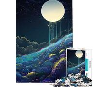 Puzzle de 1000 pièces Paysage Lunaire Nature Activités ludiques à la Maison Décoration Jeu éducatif Convient aux Personnes de 14 Ans et Plus (50x75cm)