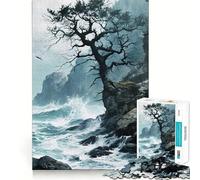 Puzzle de 1000 pièces Paysage Marin orageux pour Adultes, Sharp Logic, Jouet de Loisirs pour la Maison, découpe précise, 38x52cm