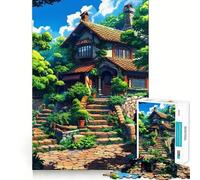 Puzzle de 1000 pièces Paysage Naturel pour Adolescents Jeu de logique et d'adresse Décoration Murale Amusante et Facile à découper (38x52cm)