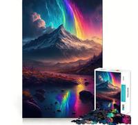 Puzzle de 1000 pièces Paysage Naturel pour Adultes pour améliorer sa mémoire et se détendre Décoration Murale aux détails précis (38x52cm)