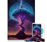 Puzzle de 1000 pièces Paysage Spatial Fantastique pour Adultes Jeu d'entraînement cérébral Image Douce et relaxante Assembler Joli Cadeau (38x52cm)