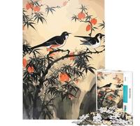 Puzzle de 1000 pièces Peinture Japonaise Jeu Familial Stimulant l'intelligence et Le Cerveau Jouet addictif pour Les Jeux ou Un Anniversaire (Taille 50x75cm)